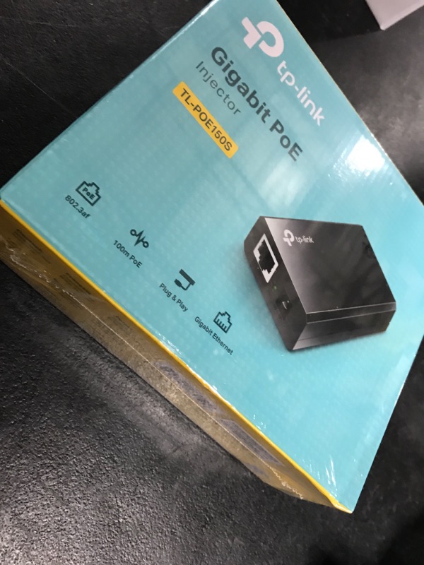 Photo 1 of TP-LINK TL-POE150S POE SPLITTER ADAPTER PLASTIC CASE PLUG AND PLAY