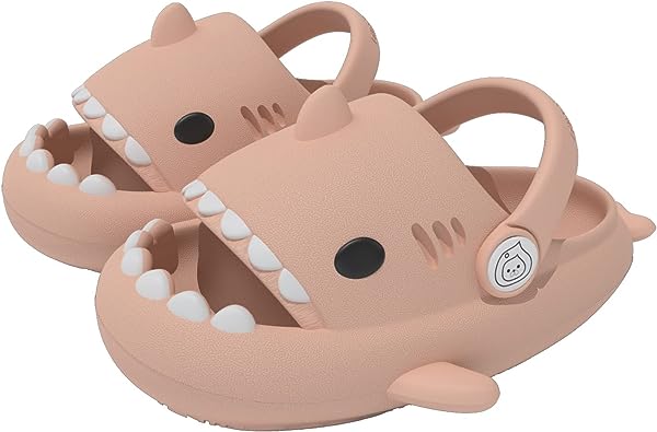 Photo 1 of Boys Girls Cloud Shark Slides Novelty Sandals Toddlers Cute Non-Slip Beach Pool Shower Slippers with Comfy Cushioned Thick Sole KIDS 13