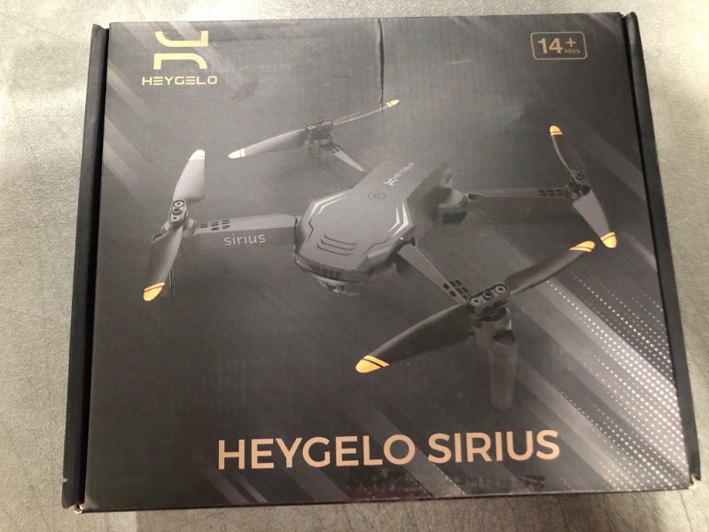 Photo 2 of Heygelo S90 Drone with Camera for Adults, 1080P HD Mini FPV Drones for Kids Beginners, Foldable RC Quadcopter Toys Gifts for Boys Girls with Altitude Hold, Voice/Gesture Control, 3 Speeds, 2 Batteries
