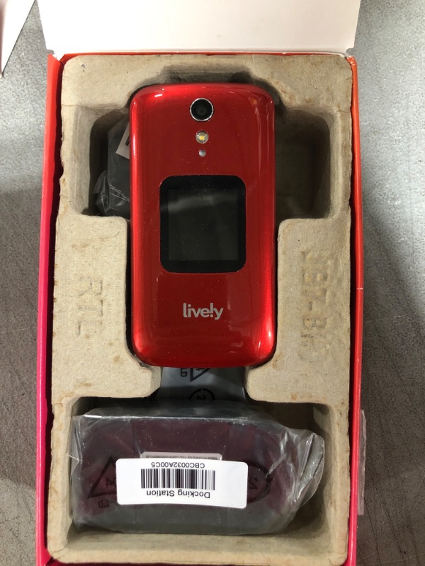 Photo 3 of LIVELY Jitterbug Flip2 Cell Phone for Seniors - Red