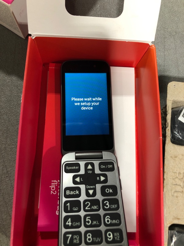 Photo 2 of LIVELY Jitterbug Flip2 Cell Phone for Seniors - Red