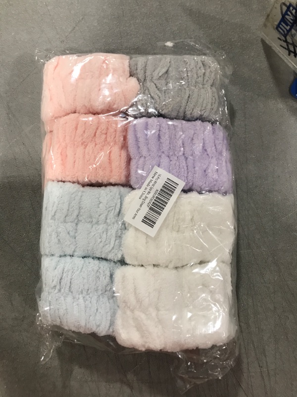 Photo 1 of 16 PCS Wrist Bands, Face Washing Wristbands Microfiber, Sweat Bands for Wrists, Women Girls SPA Wrist Towels Face Wash Wristbands Prevent Liquids from Sliding Down Your Arms