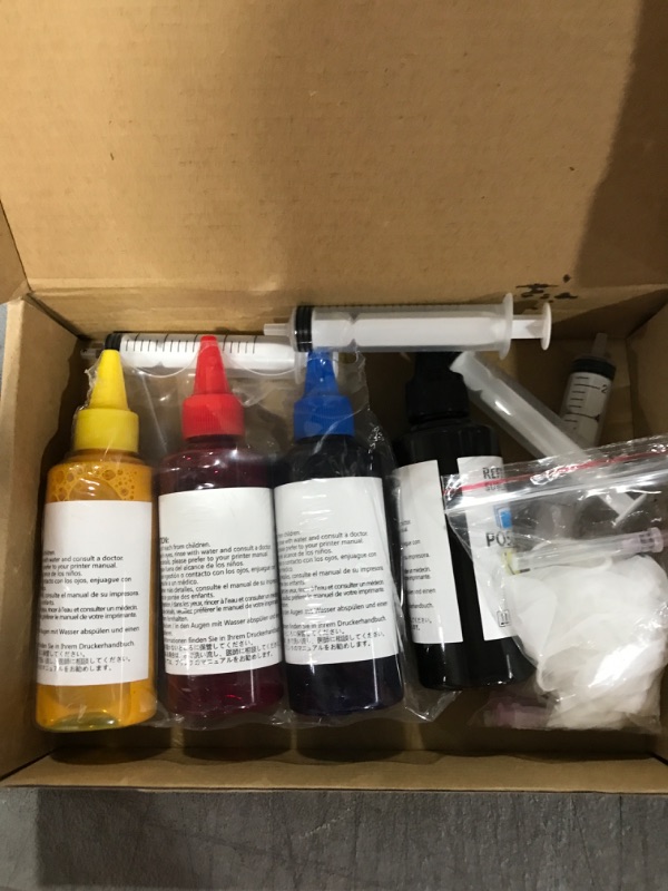 Photo 2 of Poschink Sublimation Ink Refill for WF-7710 XP-15000 XP-4105 WF-7840 WF-7720 WF-2850 WF-2760 WF-7310 WF-3720 XP-5100 C88 C88+ WF-7610 WF-7620 Artisan 1430 Printers