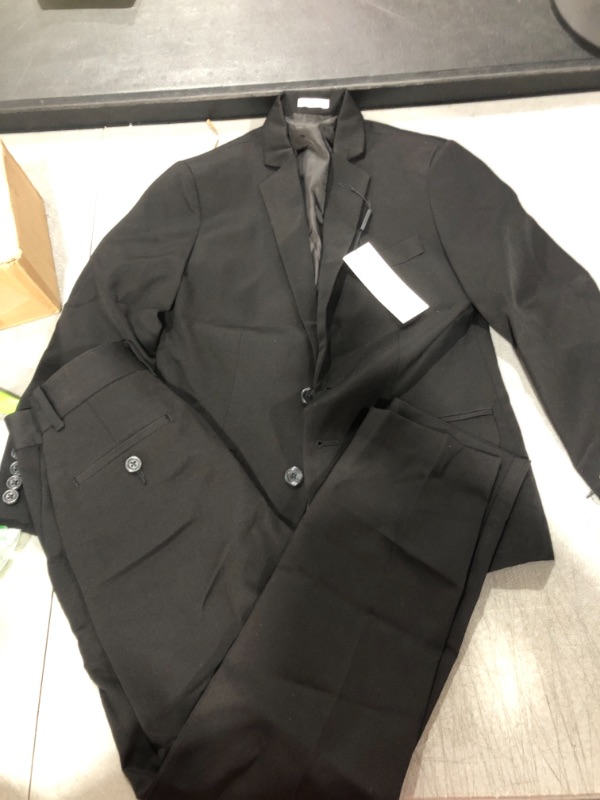 Photo 2 of Calvin Klein Boys' 2-Piece Formal Suit Set 8 Black