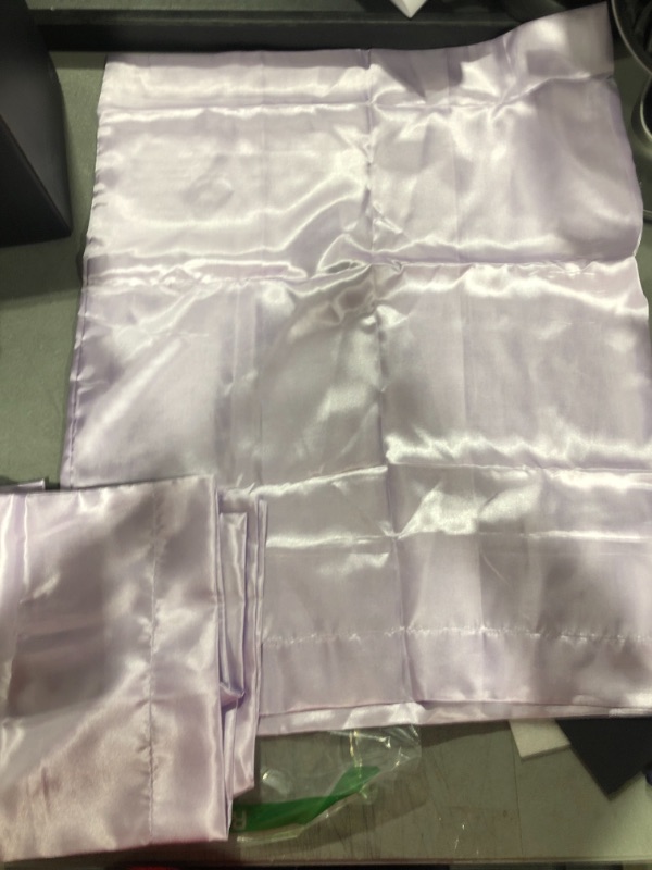 Photo 1 of 2 SILK PILLOW COVERS PURPLE 25X19