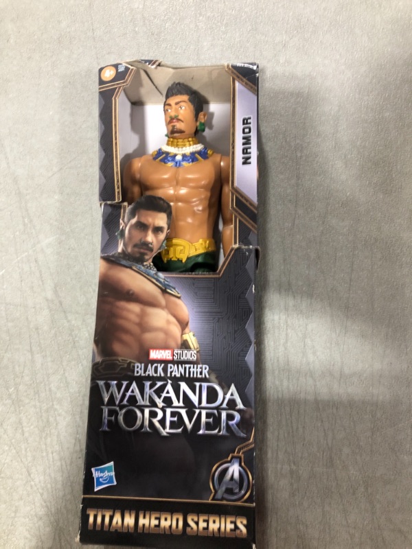 Photo 2 of BEYBLADE Marvel Studios' Black Panther: Wakanda Forever Titan Hero Series Namor Toy, 12-Inch-Scale Action Figure, Marvel Toys Kids Ages 4 and Up 