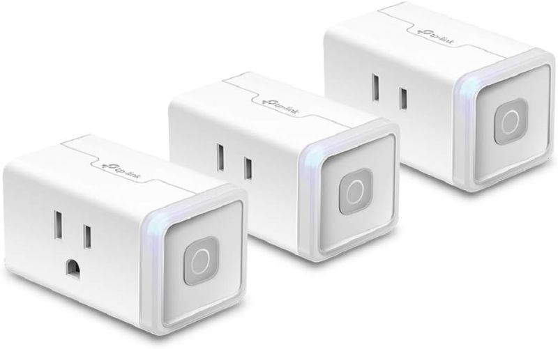 Photo 1 of Kasa Smart Plug HS103P3, Smart Home Wi-Fi Outlet Works with Alexa, Echo, Google Home & IFTTT, No Hub Required, Remote Control,15 Amp,UL Certified, 3-Pack , White