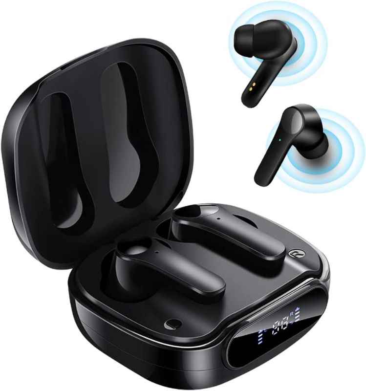 Photo 1 of IHAO Luxury Sport Earbuds Headphone with HD Mic TWS in-Ear Headset Deep Bass HiFi Sound Multi Ture Active Noise Cancelling Mode Ergonomic Fit Painless Firm Wear Earphone
