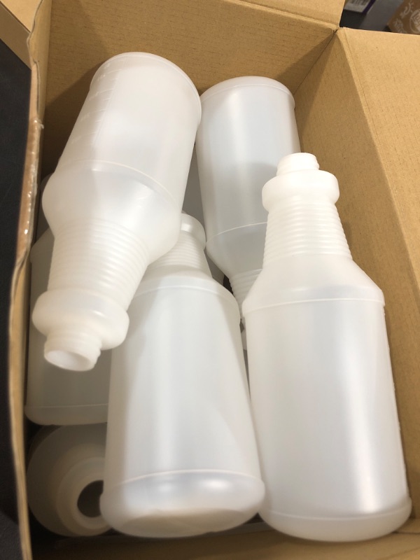 Photo 1 of 16PK EMPTY SPRAY BOTTLES WITH BLUE NOZZLES