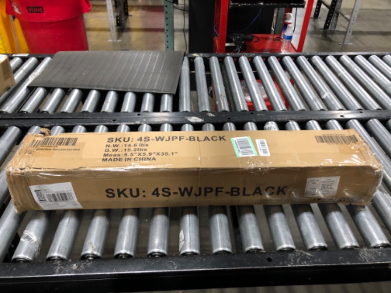 Photo 3 of Morngardo Upgraded Room Divider Folding Privacy Screens 4 Panel Partitions 88" Wall Dividers Portable Separating for Home Office Bedroom Dorm Decor (Black)