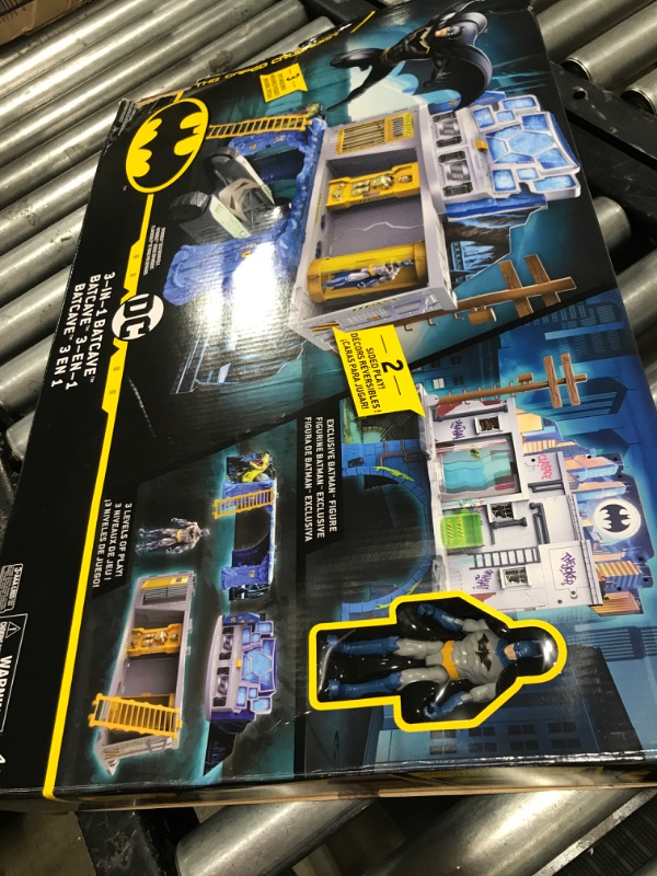 Photo 2 of Batman 3-in-1 Batcave Playset with Exclusive 4-inch Batman Action Figure and Battle Armor, Gift Ideas for Your Holiday Toy List 2021