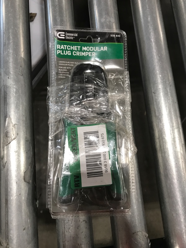Photo 1 of Commercial Electric Ratchet Modular Plug Crimper
