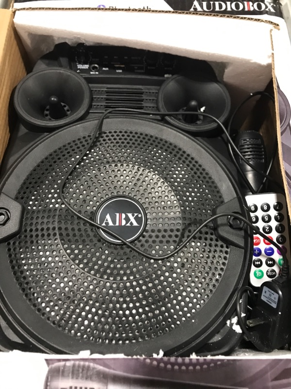 Photo 1 of AUDIOBOX 8 RECHARGEABLE SPEAKER with STAND & MIC
