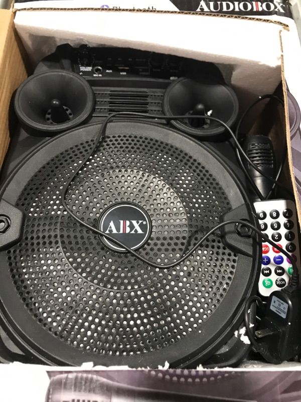 Photo 1 of AUDIOBOX 8 RECHARGEABLE SPEAKER with STAND & MIC
