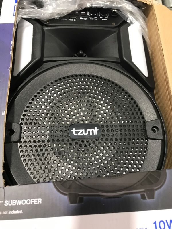 Photo 2 of Tzumi Megabass Jobsite Speaker V3, Black
