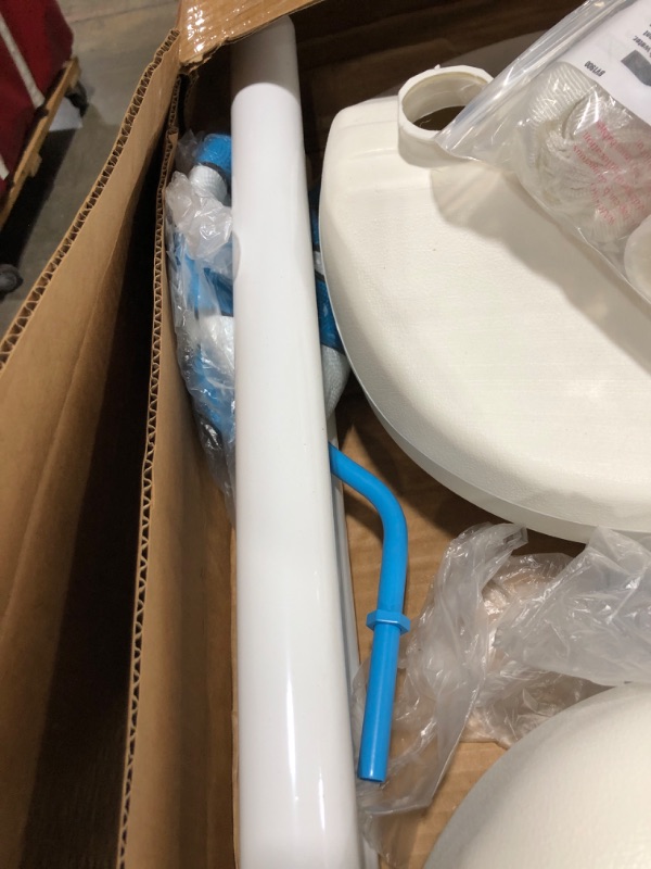 Photo 1 of Dunn-Rite Clear Shot Swimming Pool Basketball Hoop w/Ball, Base, & 13 Inch Stainless Steel Rim for Adults & Kids, Choose Basketball or Basketball and Volleyball Combo Basketball & Volleyball Set