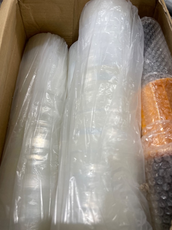 Photo 2 of Stretch Film, HERKKA Stretch Wrap with Handles Industrial Strength, Moving Wrapping Plastic Roll, Shrink Wrap for Pallet Wrap, 15" x 1000 Feet, 4 Pack, 60 Gauge