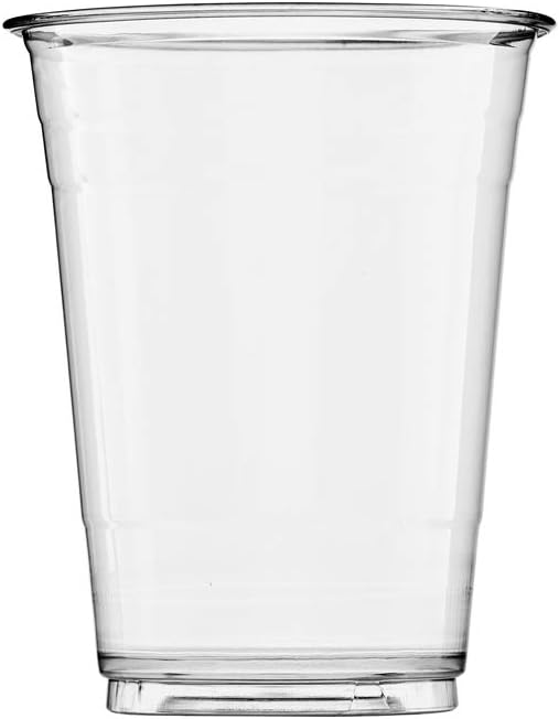 Photo 1 of (1000 Count) 16 oz Clear Plastic Cups, Disposable Crystal Clear 