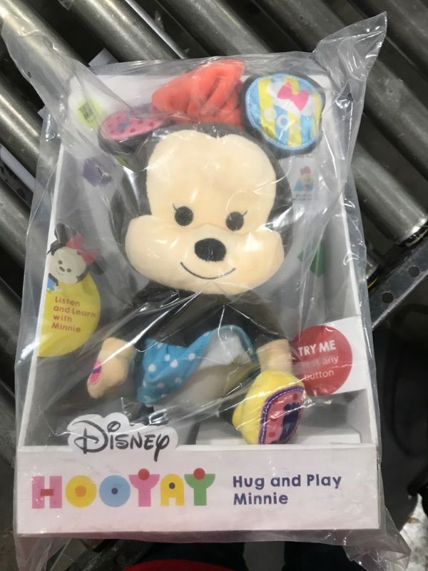 Photo 3 of Disney Hooyay Learn & Play Minnie Mouse Plush with Learning Programs to Teach Children About Letters, Numbers, and Body Parts for Ages 18 Months and Up