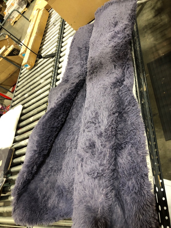 Photo 1 of 5x7ft plush area rug purple