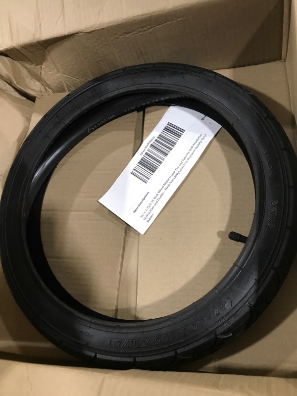 Photo 2 of 16'' x 1.75/2.15 Back Wheel Replacement Tire and Tube for BoB Revolution SE/Pro/Flex and Duallie - Made from BPA/Latex Free Premium Quality Butyl Rubber
