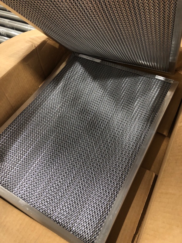 Photo 3 of 17x24x1 Electrostatic Washable Permanent A/C Furnace Air Filter 2 PACK USED
