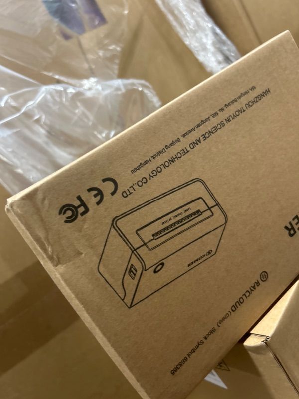 Photo 2 of K Comer Shipping Label Printer 150mm/s High-Speed 4x6 Direct Thermal Label Printing for Shipment Package 1-Click Setup on Windows/Mac,Label Maker Compatible with Amazon, Ebay, Shopify, FedEx,USPS,Etsy BASIC VERSION