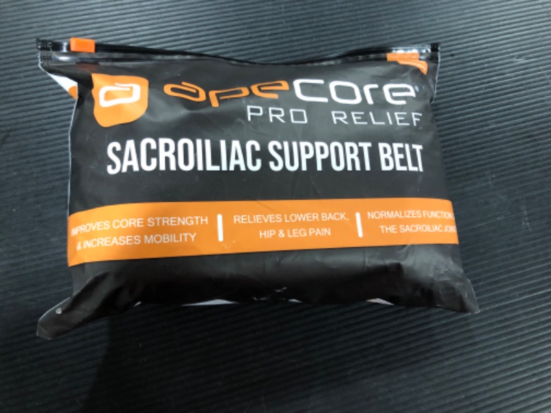 Photo 2 of APECORE Sacroiliac SI Joint Hip Belt - Lower Back Support Brace for Women and Men - Hip Brace for Hip Pain - Pelvic Support Belt - Trochanteric Belt - Sciatica Pelvis Lumbar Pain Relief