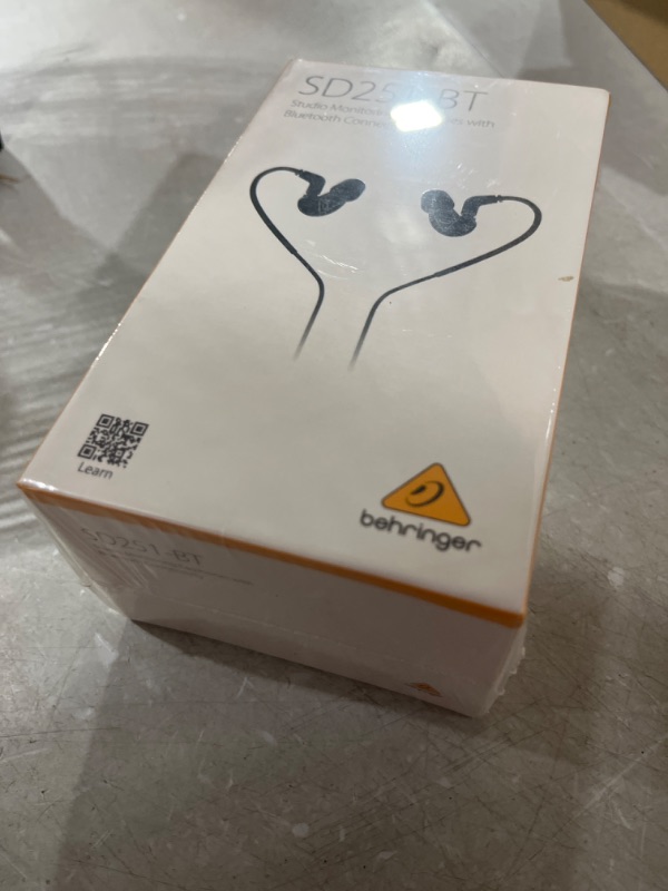 Photo 2 of Behringer SD251-BT Studio Monitoring Earphones with Bluetooth* Connectivity - SEALED - 