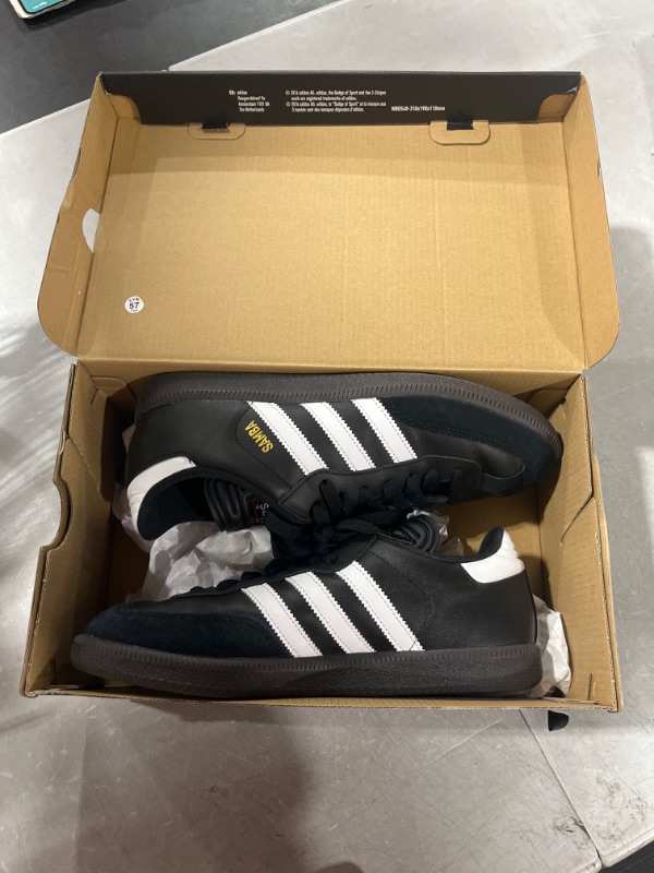 Photo 1 of adidas Men's Samba Classic Soccer Shoe SIZE 8 Core Black/Cloud White/Core Black