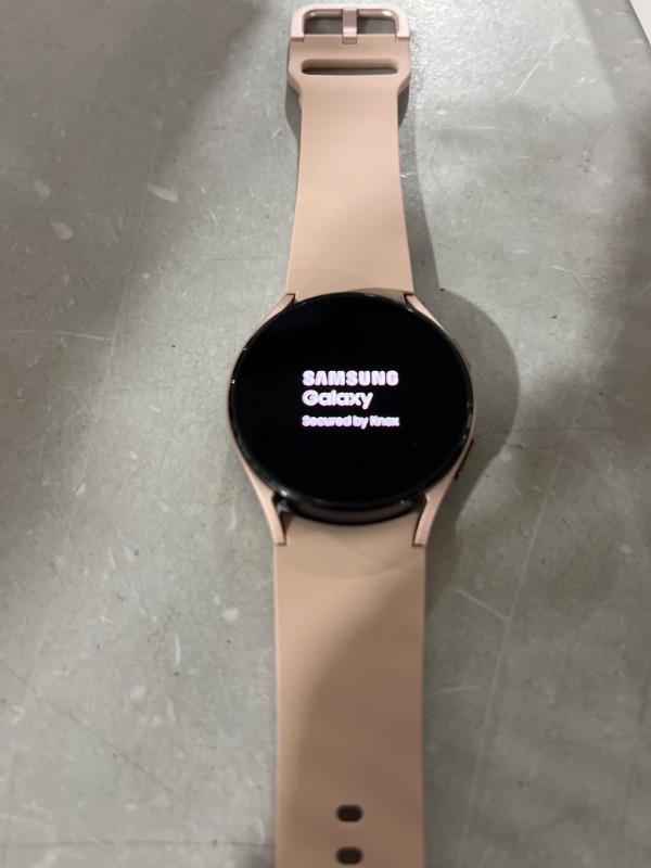 Photo 6 of SAMSUNG Galaxy Watch 4 40mm Smartwatch with ECG Monitor Tracker for Health, Fitness, Running, Sleep Cycles, GPS Fall Detection, Bluetooth, US Version, SM-R860NZDAXAA, Pink Gold Pink Gold 40mm Bluetooth MIL-STD810G