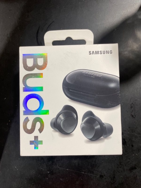 Photo 5 of Samsung Galaxy Buds Plus, True Wireless Earbuds Bluetooth 5.0 (Wireless Charging Case Included), Black – US Version - OPENED FOR PICTURES 