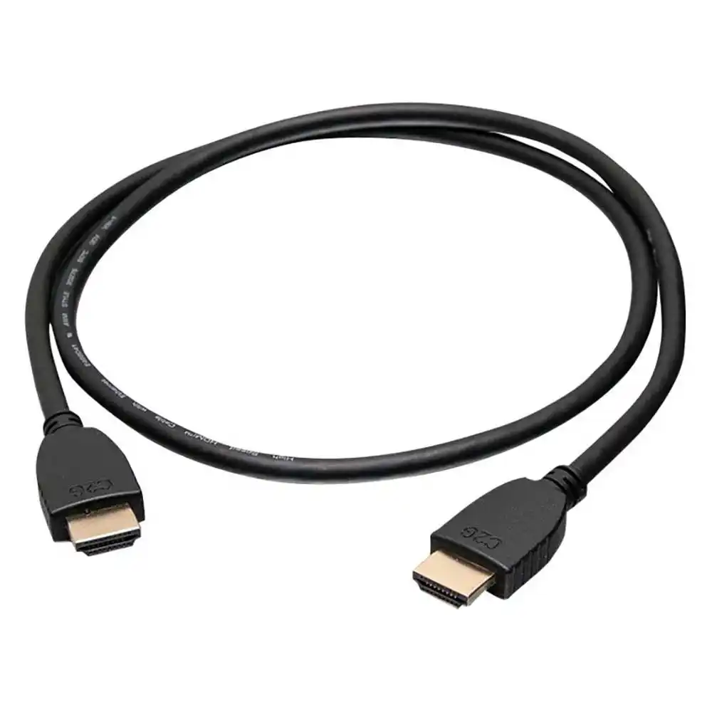 Photo 1 of C2G Legrand HDMI Cable with Ethernet, Black High-Speed HDMI Cable, 3 Foot Ethernet Cable, HDMI Cables with Ethernet Cord, 1 Count, C2G 56782