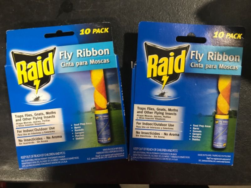 Photo 1 of 2 packs Fly & Bug Catcher Ribbon 20