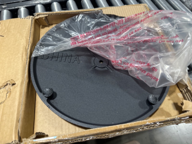 Photo 1 of 18" Round Restaurant Table Base XU-TR18-BASE-GG - Black

