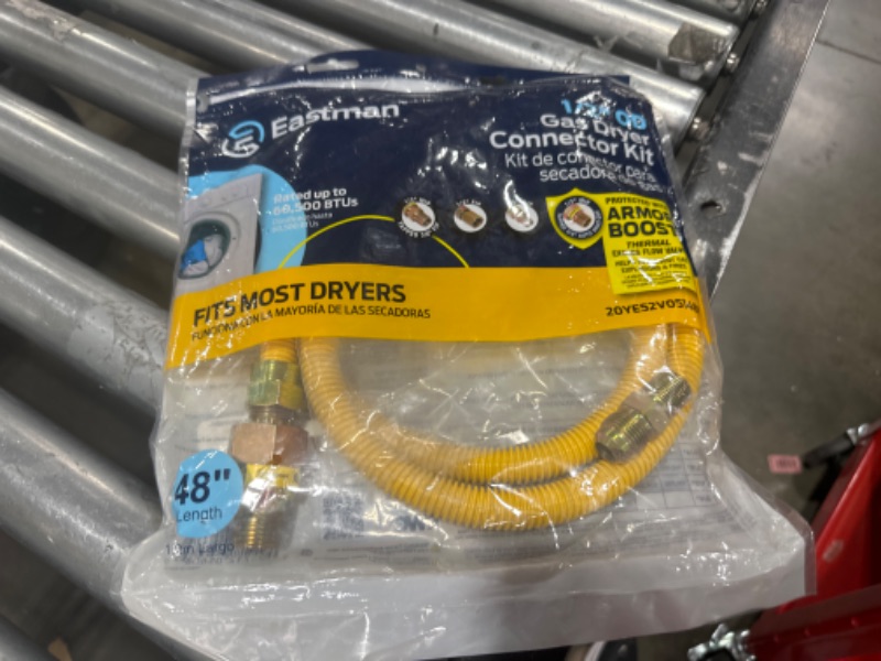 Photo 1 of 114371 Eastman Stainless Steel Gas Dryer Installation Kit
