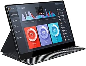 Photo 1 of Anmite Portable Monitor for Laptop 13.3 inch 3K 1800P Fully fit Flat Touch Gaming Display External Display with Touch Type-C HDMI IPS