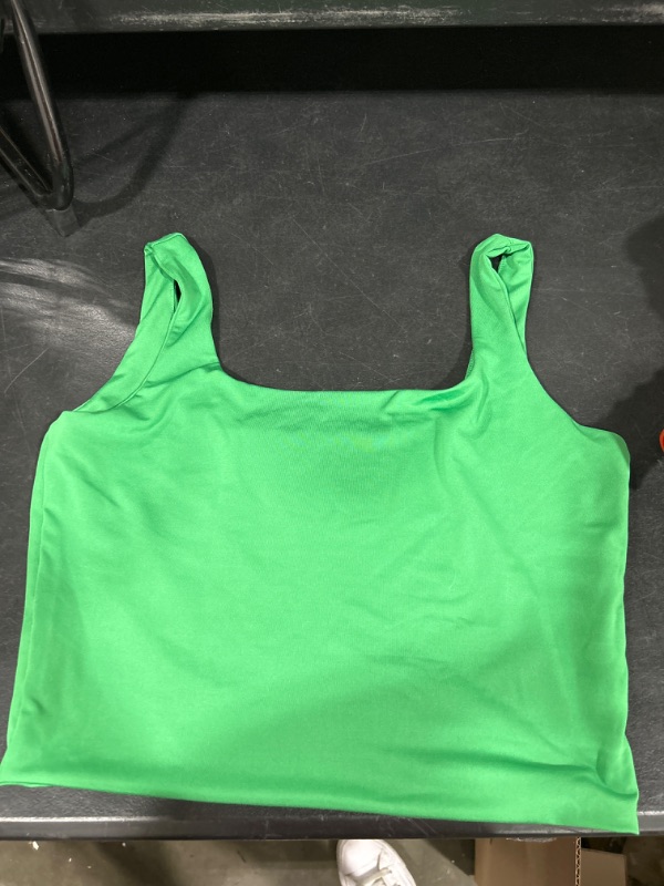 Photo 1 of GREEN CROP TOP SHIRT SIZE L