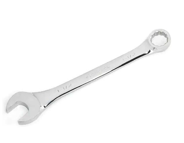 Photo 1 of 1-1/2 in. 12-Point SAE Full Polish Combination Wrench
