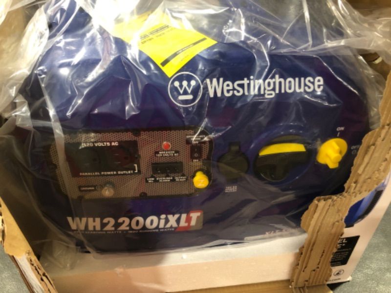 Photo 2 of Westinghouse 2200W Digital Inverter Generator - Blue