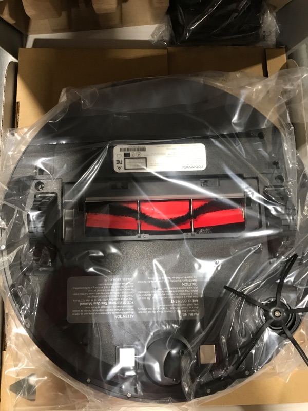 Photo 4 of Roborock S6 Pro Ultra Robot Vacuum and Mop, Auto-Drying, Self-Washing, Liftable Dual Brush & Sonic Mop, 6000Pa Suction, Self-Refilling, Self-Emptying, Obstacle Avoidance, Black (RockDock Ultra Series) S6 Pro Ultra(Black) New In Box Untested