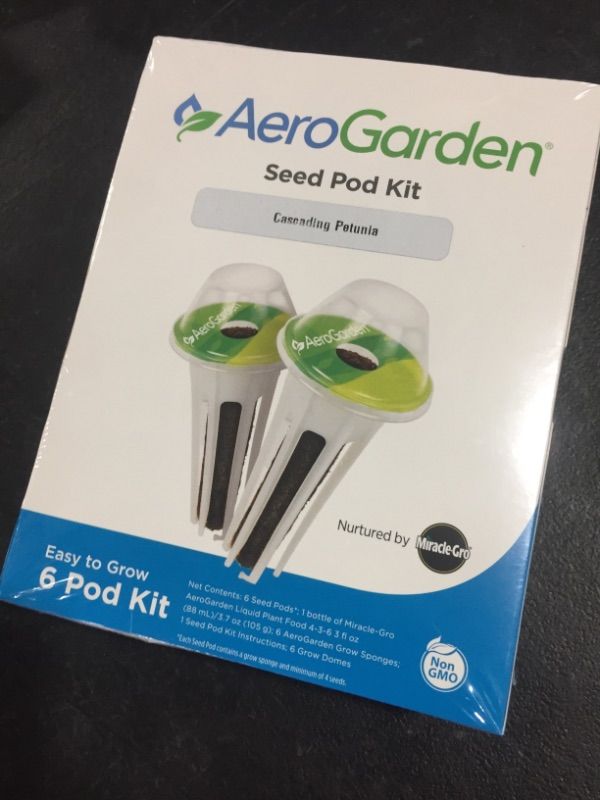 Photo 2 of AeroGarden Cascading Petunia Flower Seed Pod Kit (6-pod) Cascading Petunias 6-pod