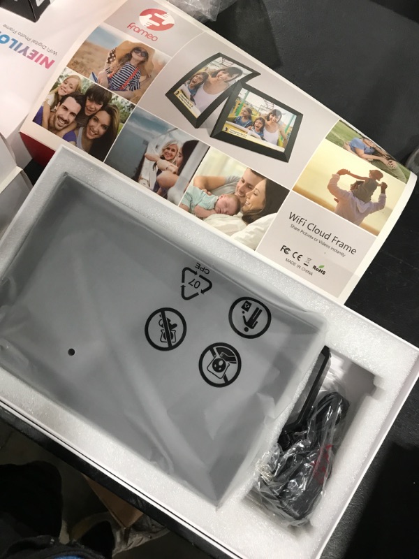 Photo 1 of FRAMEO 10.1 Inch Smart WiFi Digital Photo Frame 1280x800 IPS LCD Touch Screen, Auto-Rotate Portrait and Landscape, Built in 16GB Memory, Share Moments Instantly via Frameo App from Anywhere