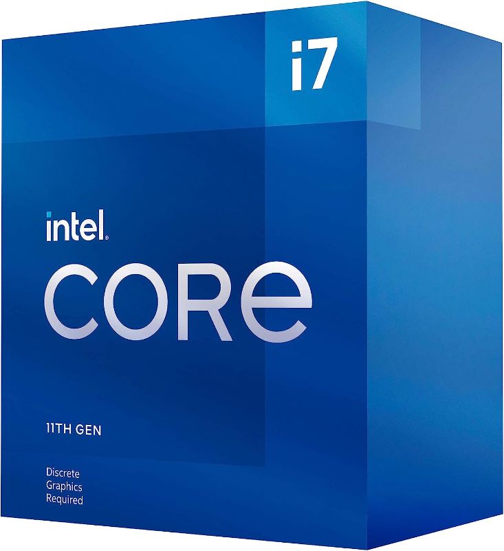 Photo 1 of Intel® Core™ i7-11700F Desktop Processor 8 Cores up to 4.9 GHz LGA1200 (Intel® 500 Series & Select 400 Series Chipset) 65W