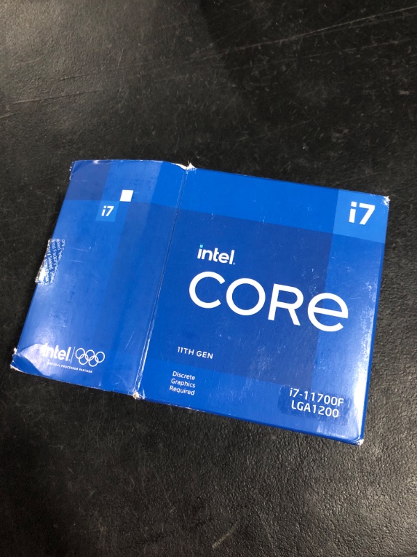 Photo 1 of Intel® Core™ i7-11700F Desktop Processor 8 Cores up to 4.9 GHz LGA1200 (Intel® 500 Series & Select 400 Series Chipset) 65W