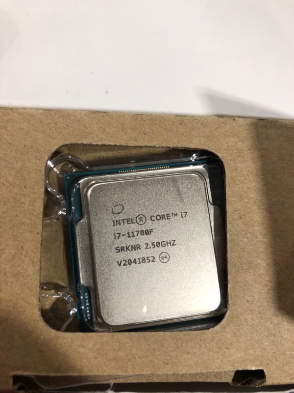 Photo 1 of Intel® Core™ i7-11700F Desktop Processor 8 Cores up to 4.9 GHz LGA1200 (Intel® 500 Series & Select 400 Series Chipset) 65W