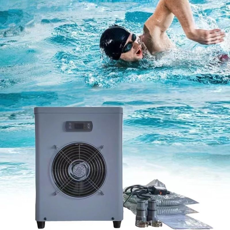 Photo 1 of 15000 Btu Pool Heater with 110V US Plug Auto-Defrosting Metal Plate for Above Ground Inground Pool Hot Tub Swimming Pool Heater, Up to 5000gallons with Titanium Heat Exchanger,Can for Sea Salt Water