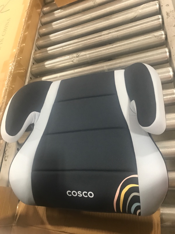 Photo 2 of Cosco Topside Backless Booster Car Seat, Lightweight 40-100 lbs, Rainbow