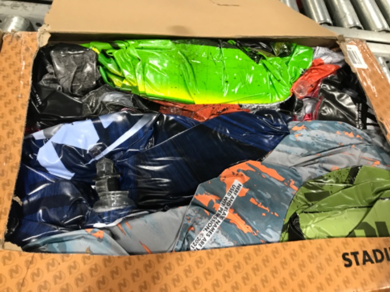 Photo 1 of NERF BUNKR Stadium Pack Inflatable Battlezone - 9 Piece Barricade Shield Bunker Set - Perfect for NERF Party NERF War