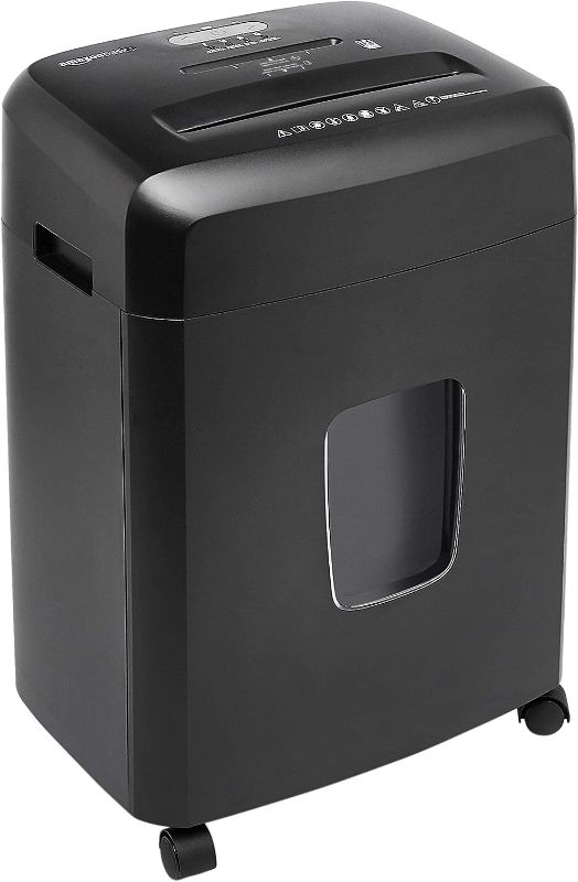 Photo 1 of 15 Sheet - New model Cross Cut Paper and Credit Card CD Shredder With 6 Gallon Bin, Black